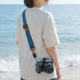 Universal camera crossbody strap with quick release