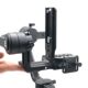 L-type vertical clapper board tripod stabilizer quick release plate