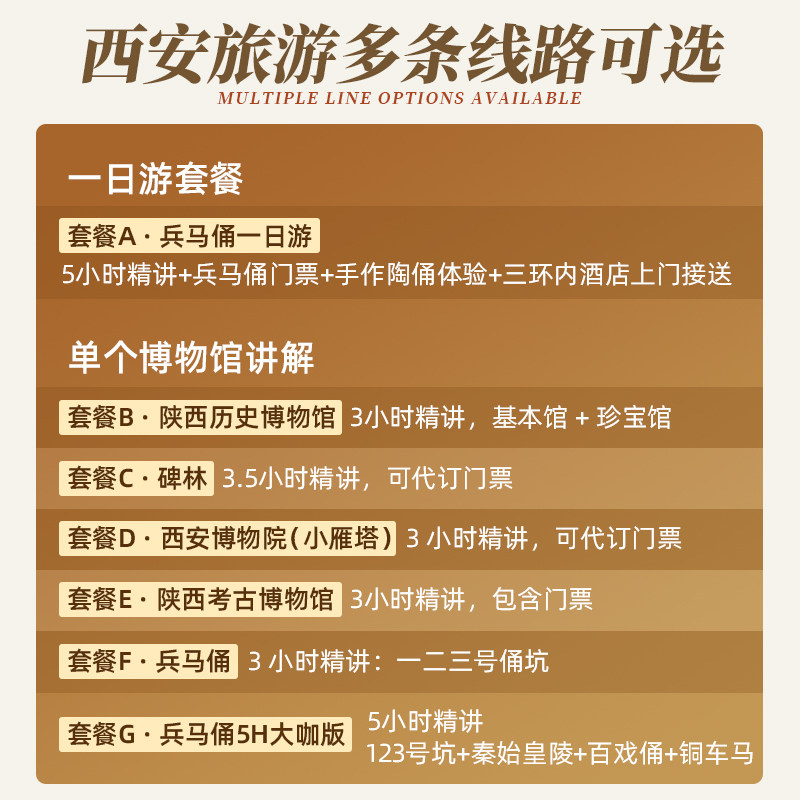 bikego大咖说西安兵马俑讲解一日游陕西历史博物馆碑林15人小团