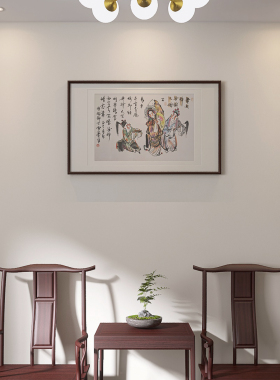 名家手绘京剧贵妃醉酒国画孤品