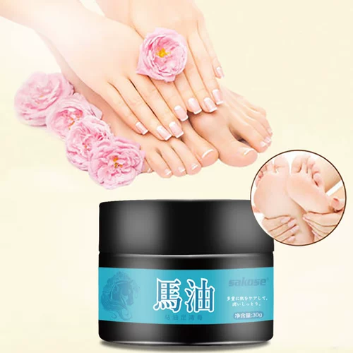 Крем для ног для ступней, лечебный японский комплект, содержит лошадиное масло, Южная Корея