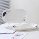 Fish plate ceramic rectangle cartoon large steamed fish
