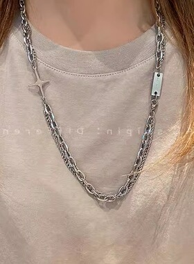 Bli男士粗项链男生潮ins嘻哈欧美