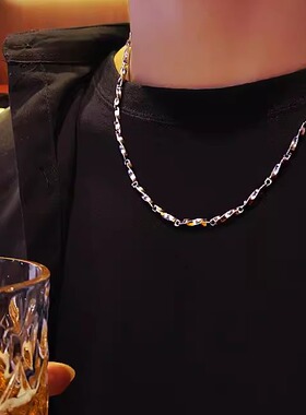 Bling钛钢项链简约男潮夏季