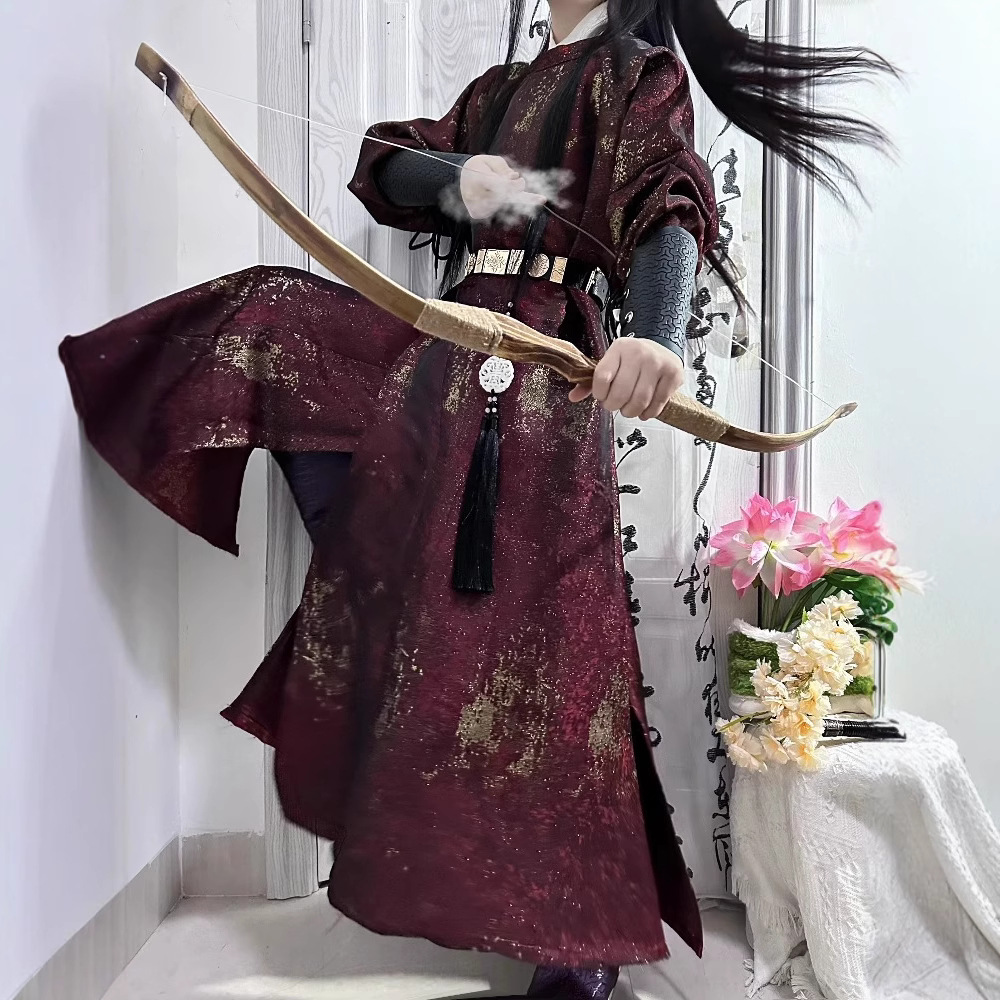 原创汉服男女同款2025新款唐制圆领袍穿搭中衣护腕腰带中国风 - 图1