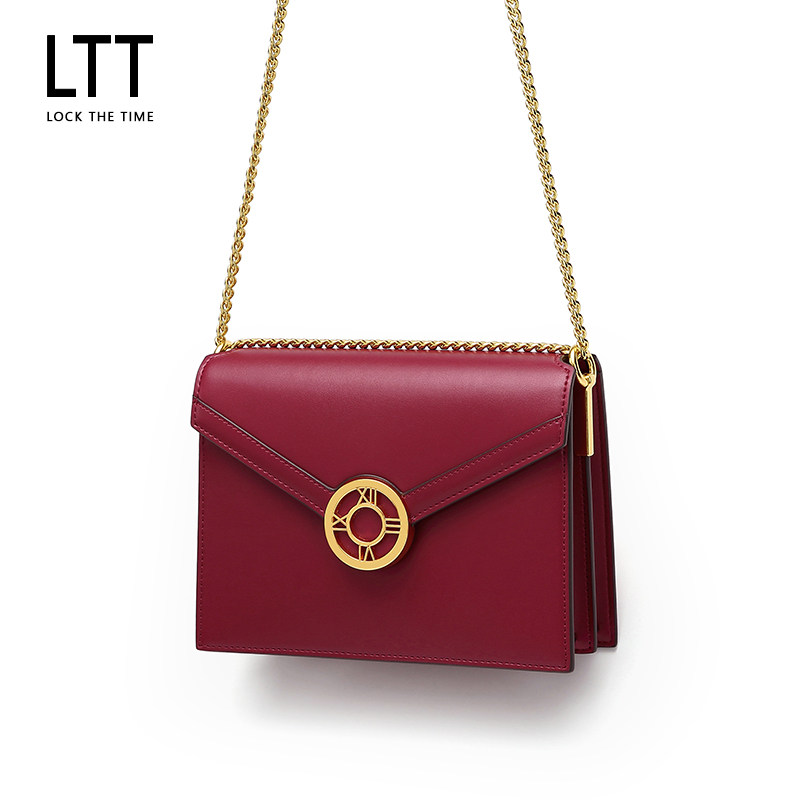 ltt reg真皮小众设计2020链条包包 lttlockthetime女士包袋