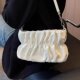 Fashionable and versatile pleated cloud chain bag