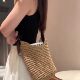 Lazy and relaxed bag woven beach bag