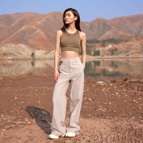 粒子狂热 | 运动内衣吸湿排汗高弹一体织瑜伽健身内衣BR046 - 图2