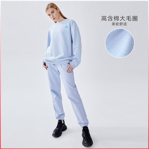 粒子狂热丨运动卫衣春秋男女中性情侣宽松户外休闲卫衣03810 - 图1