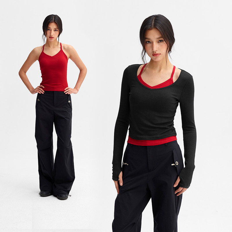 【天丝莫代尔螺纹】运动内衣长袖T瑜伽套装TP198BR285 | 粒子狂热,淘宝优惠券,粉丝福利购,淘宝优惠卷