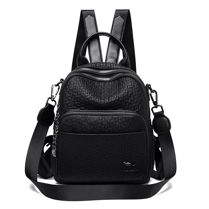 真皮小背包女2023新款夏高级感中年妈妈包软皮多功能旅行背包书包,淘宝优惠券,粉丝福利购,淘宝优惠卷