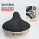 Electric vehicle seat cushion covered with thickened iron shell