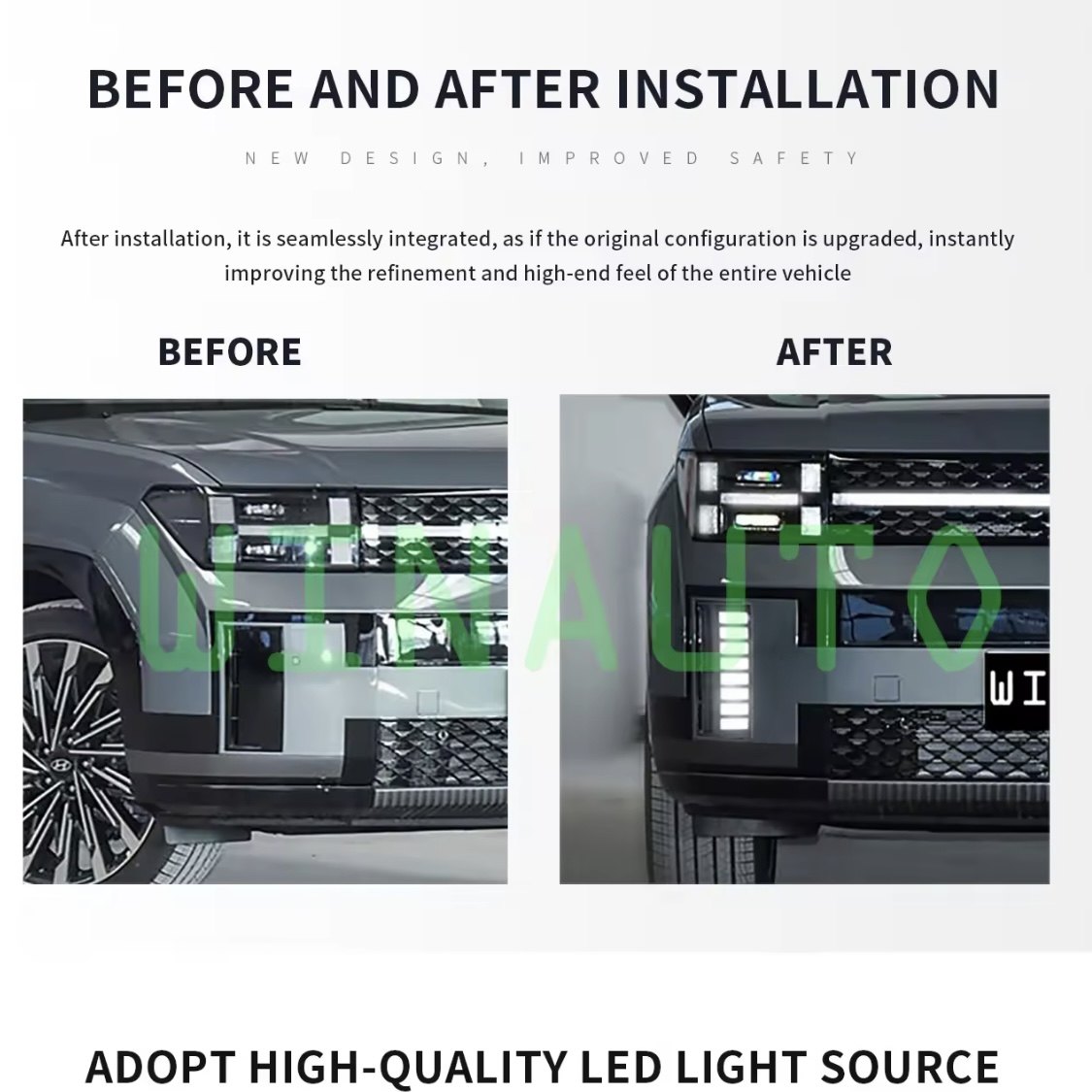 2024-2026现代胜达LED圣达菲日行灯MX5转向灯中国台湾北美santafe,淘宝优惠券,粉丝福利购,淘宝优惠卷