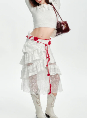 百搭新款腰带装饰裙子