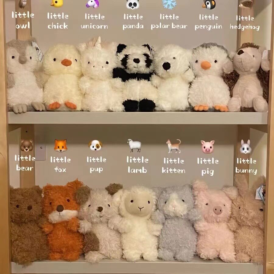Little卷毛小动物系列卡通动物玩偶毛绒玩具儿童安抚娃娃礼物玩偶,淘宝优惠券,粉丝福利购,淘宝优惠卷