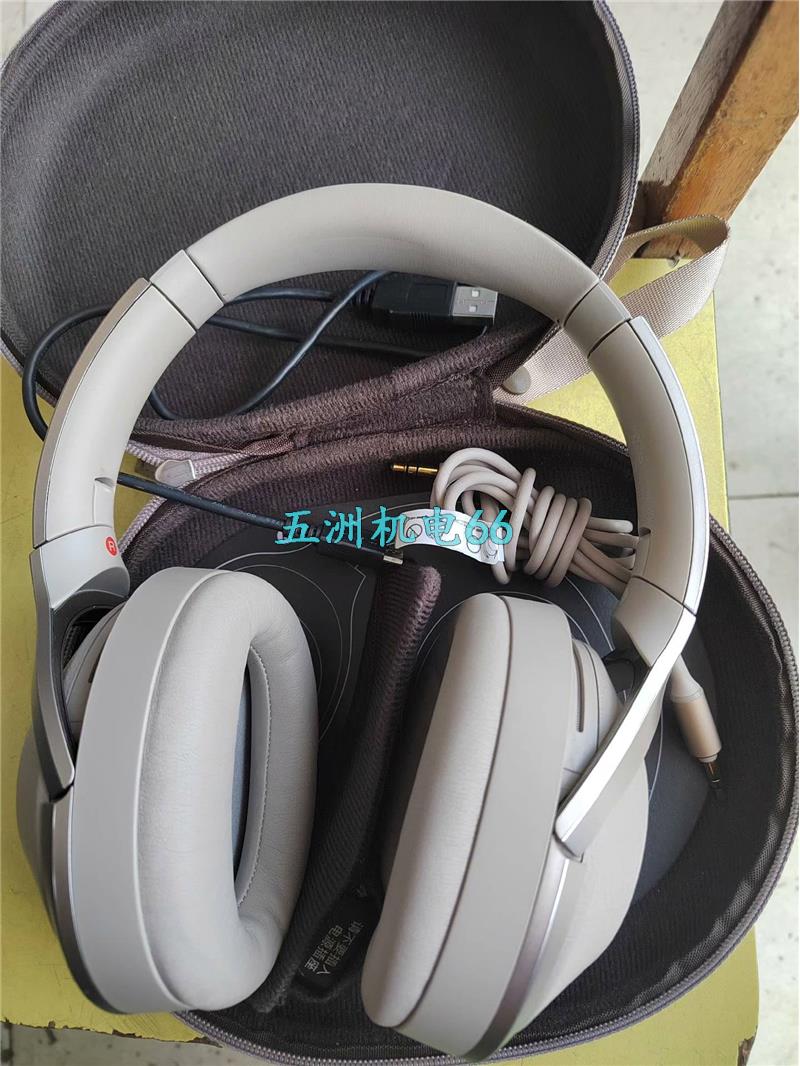 SONY头戴式无线蓝牙降噪耳机，WH-1000XM2，马来西议价-图0