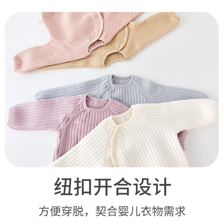 婴儿上衣保暖外套夹棉针织衬衫加厚秋冬季男女宝宝外穿打底小月龄,淘宝优惠券,粉丝福利购,淘宝优惠卷