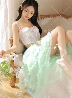 影楼早春新款个人写真服装小清新芭蕾少女氛围感私房艺术拍照摄影