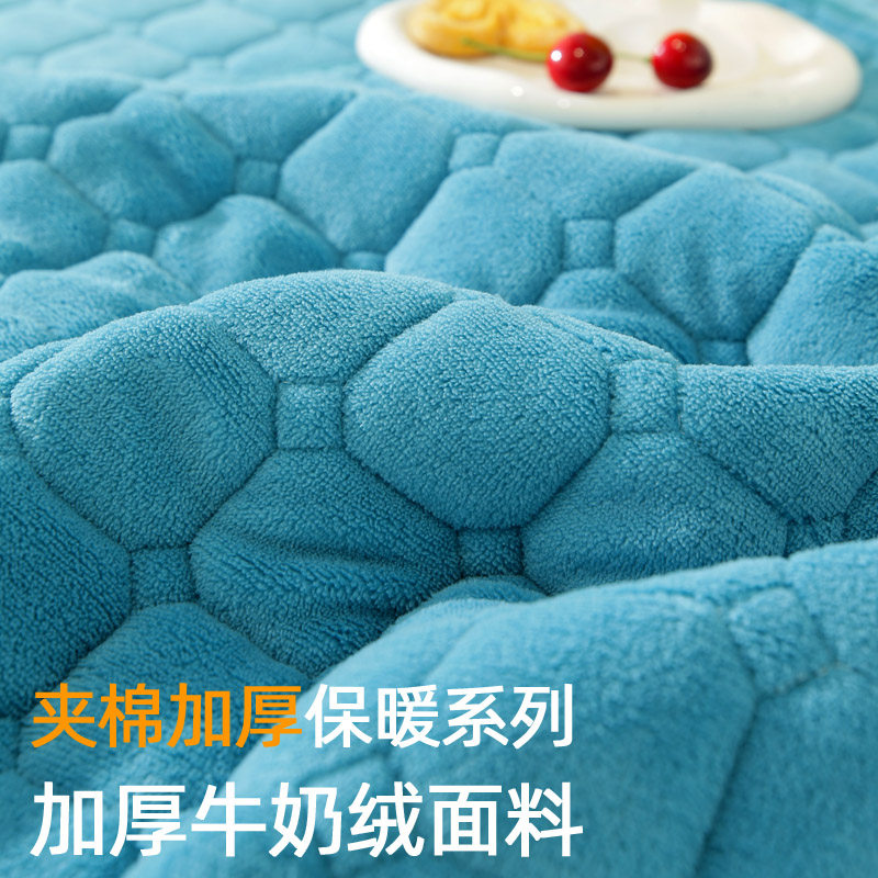 牛奶绒沙发垫四季通用防滑加厚毛绒坐垫套罩子简约现代实木靠背夏,淘宝优惠券,粉丝福利购,淘宝优惠卷