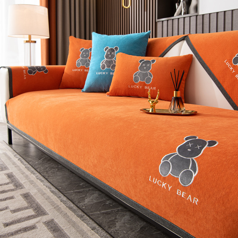 2025新款雪尼尔沙发垫四季通用防滑坐垫子套靠背巾罩加厚简约现代,淘宝优惠券,粉丝福利购,淘宝优惠卷