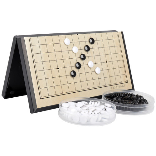 五子棋带磁性围棋棋盘套装儿童版成人版家用磁吸黑白棋子小学生 - 图3