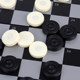 国际跳棋100格磁性折叠棋盘黑白色西洋棋子学生儿童成人亲子益智