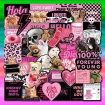 Han Style Toner Collage LOVE BAO WENBLACKPINK Sticker Phone Ipad Computer Insulated Cup Waterproof