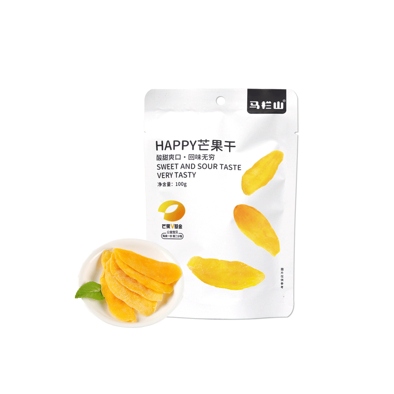 马栏山 100g休闲食品水果果脯芒果干 马栏山食品芒果干