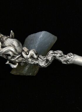 原创设计手工九尾狐发簪手环耳骨夹狐狸国风个性时尚百搭配饰