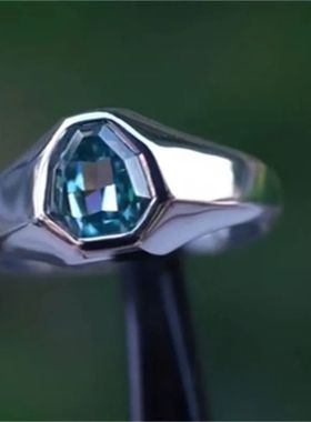 我的世界方块戒指男游戏衍生周边设计感复古精致个性艺术手作指环