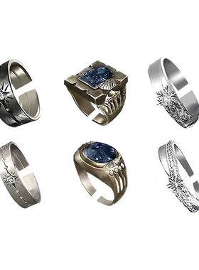 《恋与深空》黎深沈星回祁煜锆石婚戒100羁绊戒指动漫周边cos指环