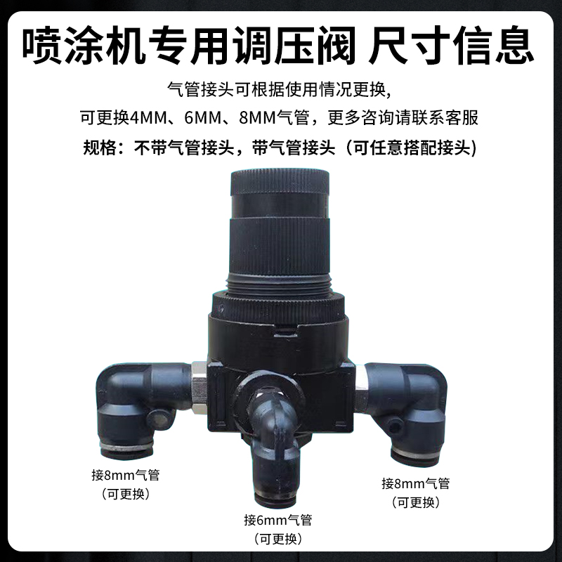 喷涂机调压阀气阀气压开关调节阀喷塑机配件减压压力调气稳压阀 - 图0