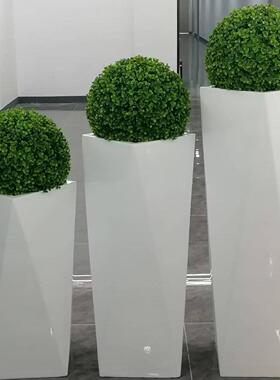 仿真绿植落地尤加利叶草球花球