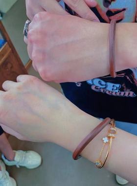 古高桥吾郎潮枥木一生之环皮手环