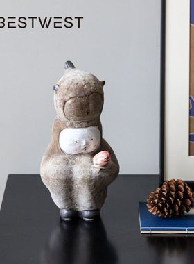 高端艺术品摆件客厅桌面装饰陶瓷