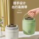 Extra long insulated lunch box office worker multi-layered lunch box