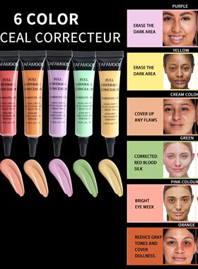 Full Coverage Waterproof Liquid Concealer LongLasting Oil Co