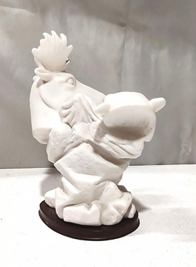 外贸原单 全瓷浮雕陶瓷 一鹿有你 工艺品 摆件 场景礼品 收藏孤品