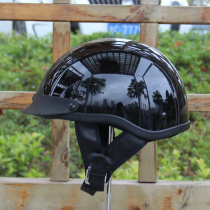 Locomotive Safety Helmet Locomotive Half Armor Electric Scooter Retro Armor Summer Men And Women Harei Armor Safety Helmet Flaws