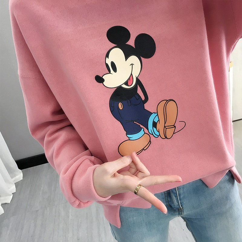 短款网红米奇2020年春季新款卫衣 欧慕蝶卫衣/绒衫