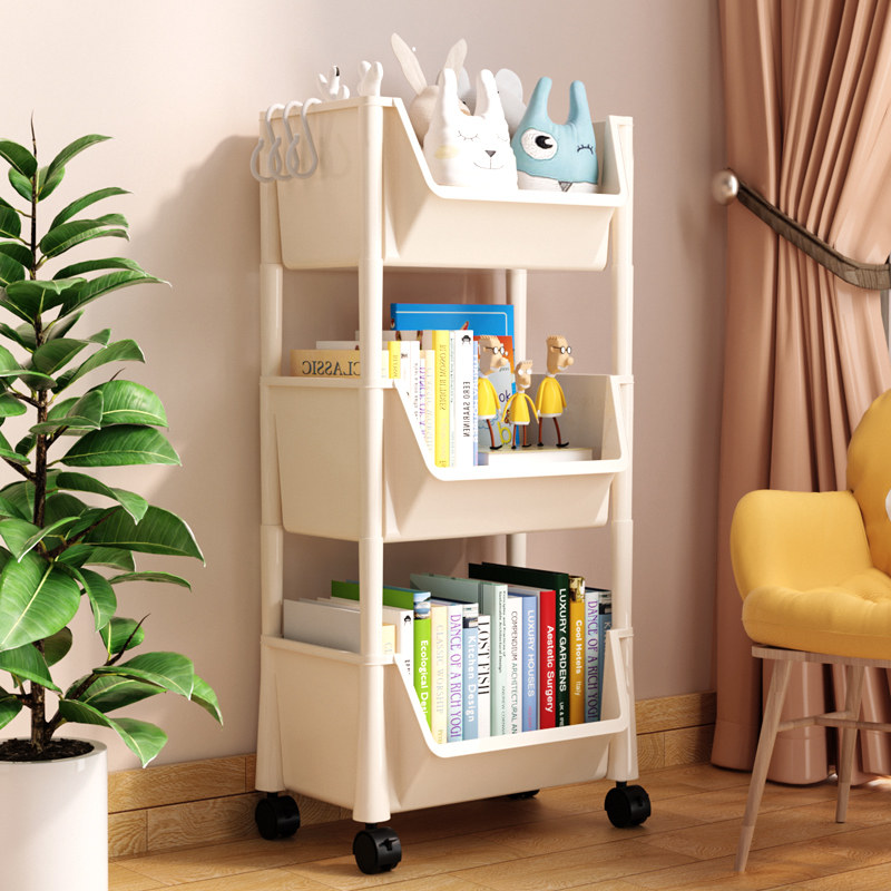 桌下可移动办公室小推车收纳书架 梦创书架