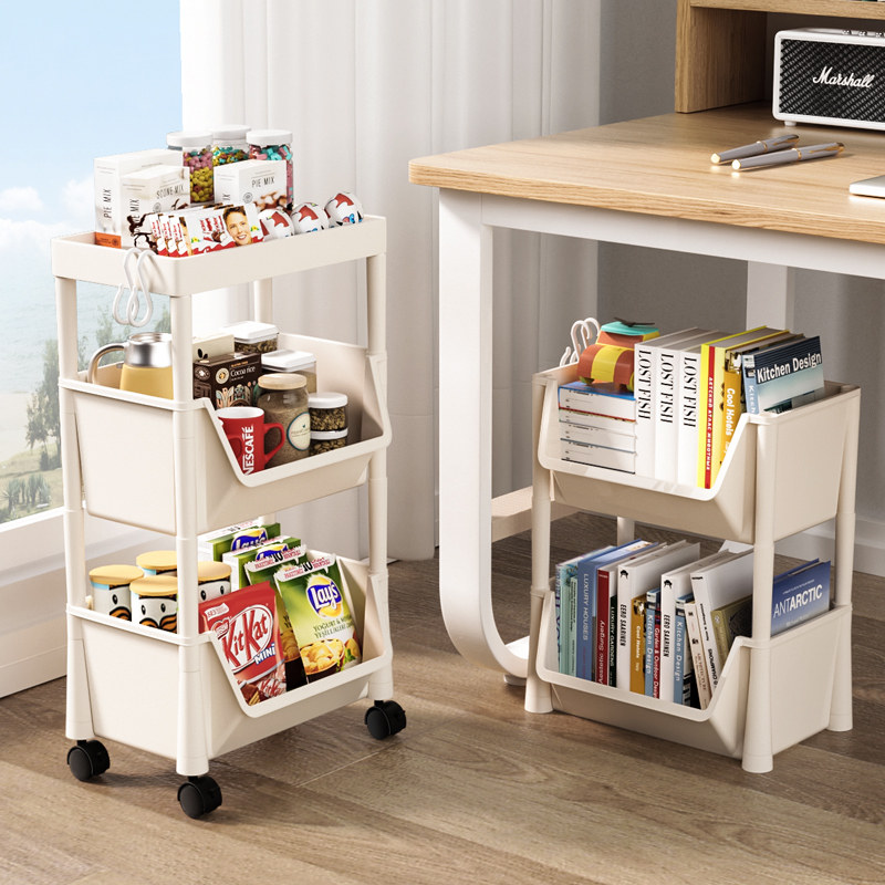 桌下可移动办公室小推车收纳书架 梦创书架