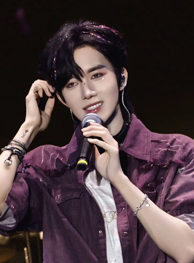 【官方正品】黄星同款满钻海棠花S925银手链水晶镶嵌轻奢情侣手饰