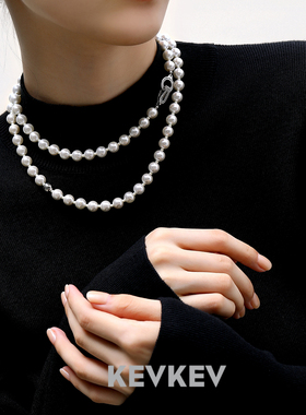 原创设计赵露思同款珍珠项链