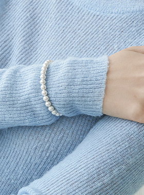 海秀扣珍珠手链轻奢珍珠简约