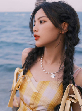 感轻奢同款早春女珍珠项链