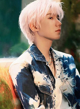 王源同款项链彩色锁骨链