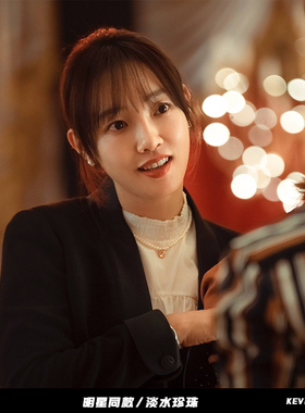 kevkev天然珍珠项链独特绝美项链