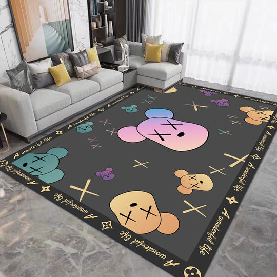 Trendy brand carpet, living room, bedroom, soundproof carpet, computer chair, gaming chair, room full floor, home cloakroom floor mat